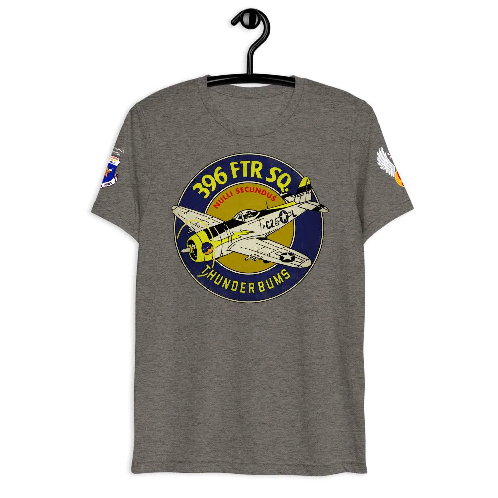 396th Fighter Squadron Thunderbums WWII Deluxe Tri-blend T-Shirt