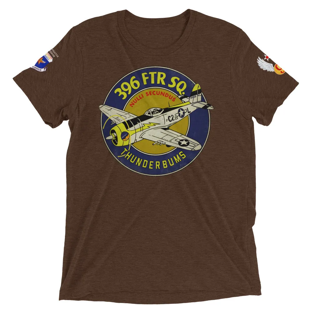 396th Fighter Squadron Thunderbums WWII Deluxe Tri-blend T-Shirt