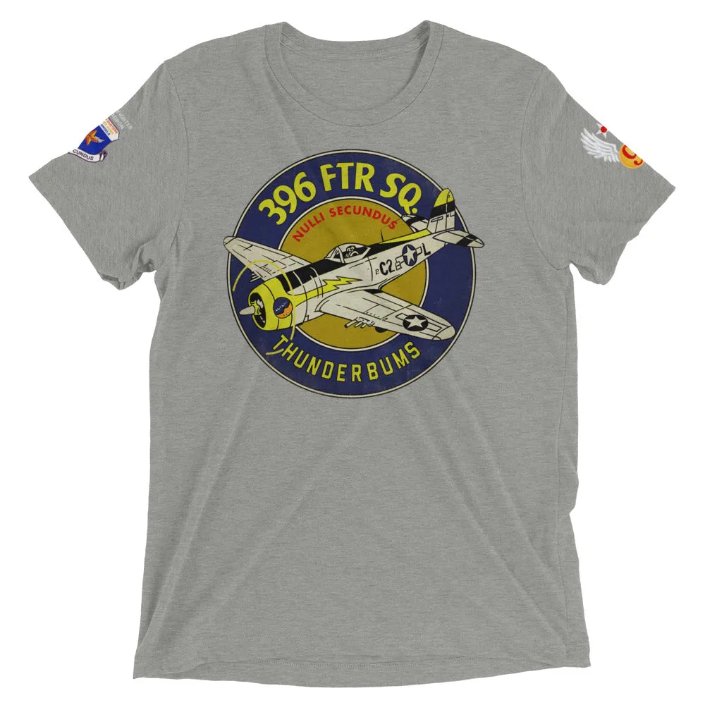 396th Fighter Squadron Thunderbums WWII Deluxe Tri-blend T-Shirt