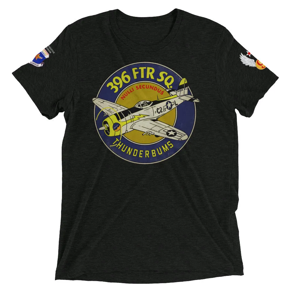 396th Fighter Squadron Thunderbums WWII Deluxe Tri-blend T-Shirt