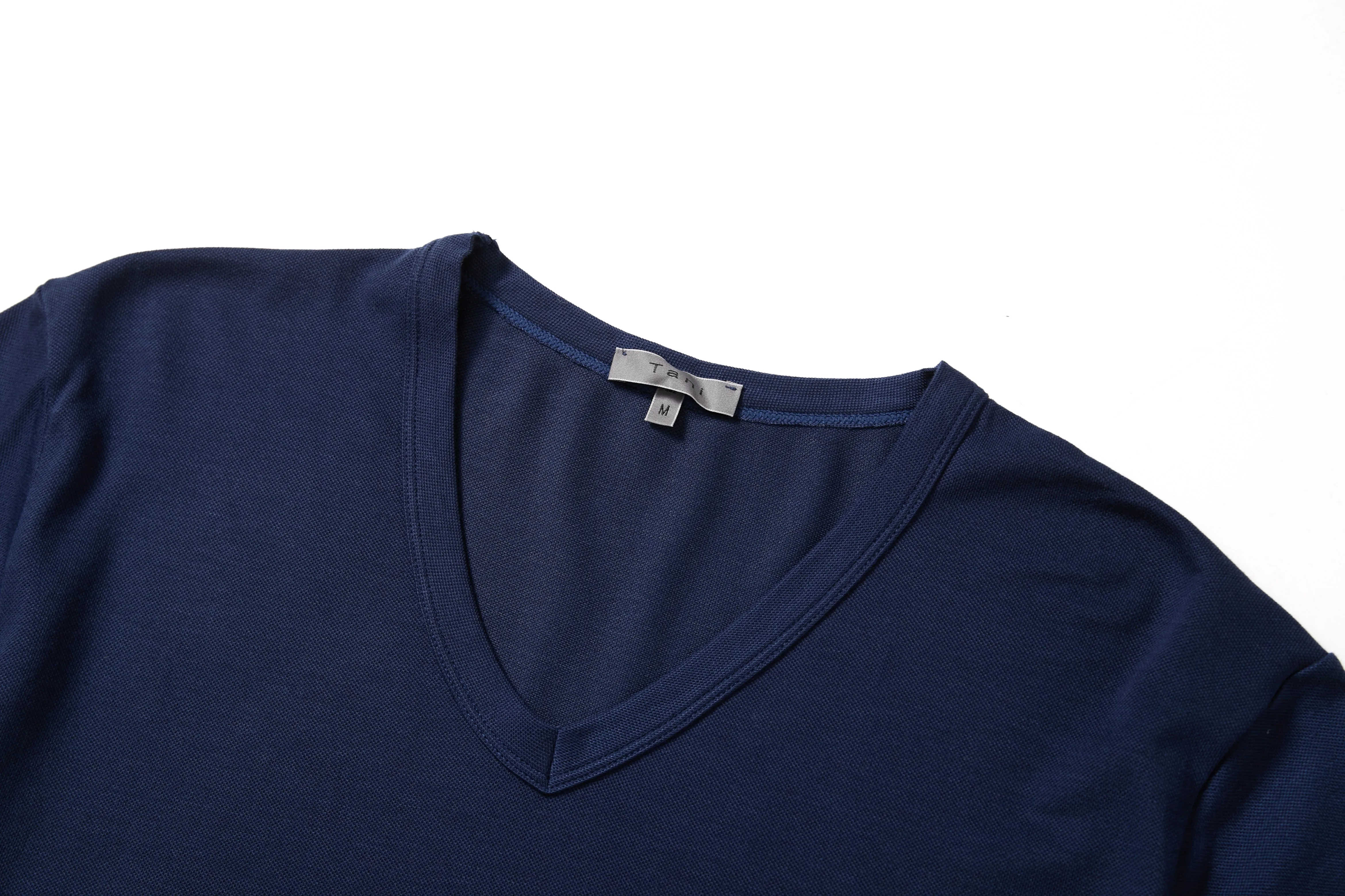 4 Pack Active TENCEL™ Lyocell Pique Knit V Neck Tee