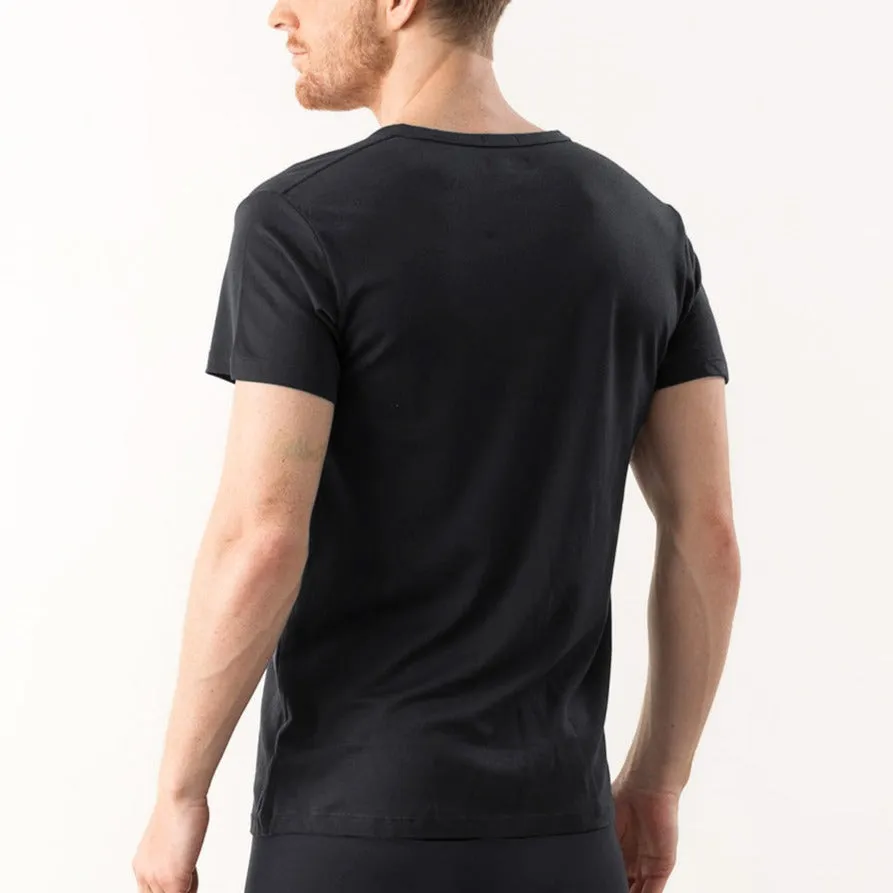 4 Pack Active TENCEL™ Lyocell Pique Knit V Neck Tee