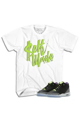 Air Jordan 3 GS "Self Made" Tee (Electric Green)