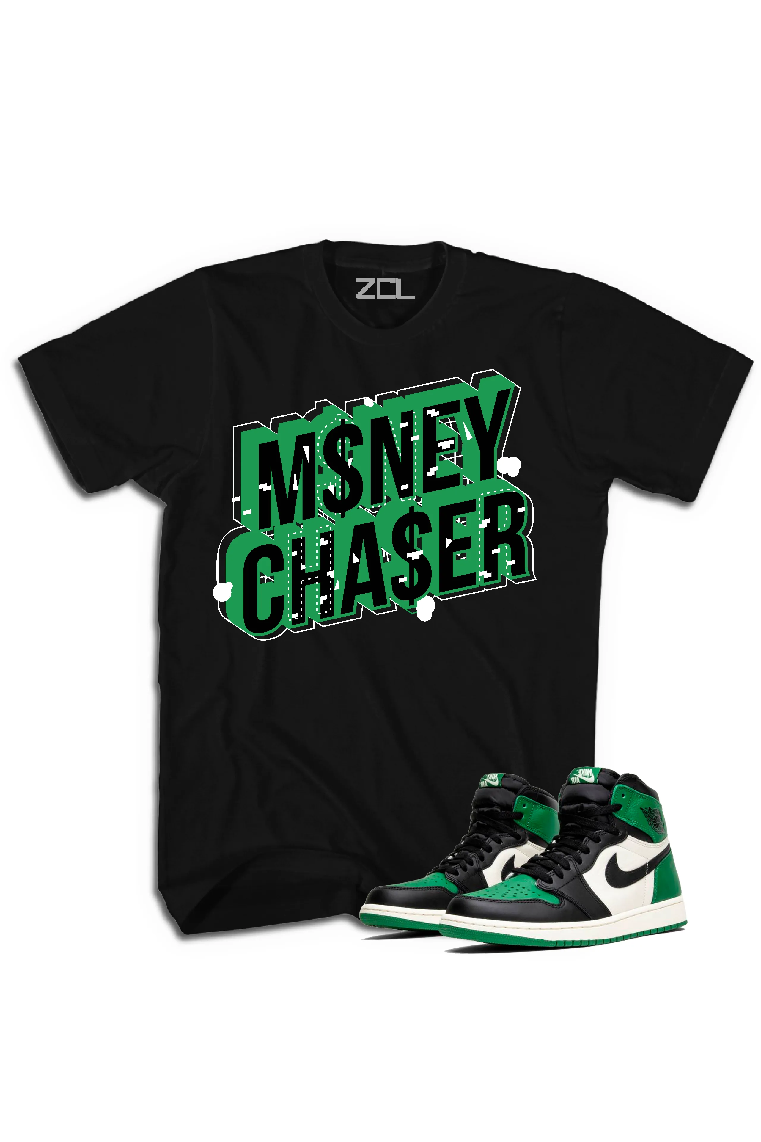 Air Jordan Retro 1 "Money Chaser" Tee (Pine Green)