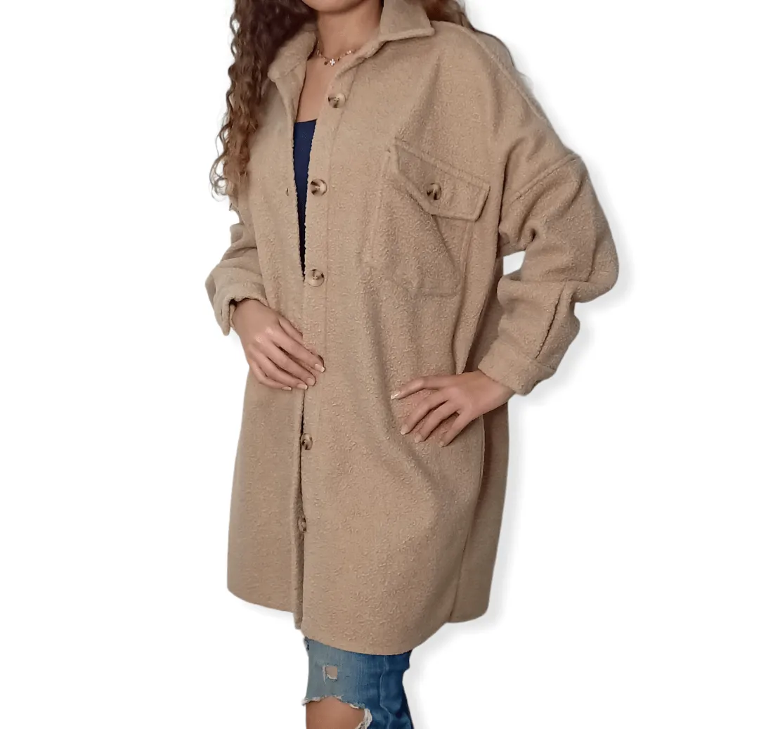 Airmars Coat - Camel brown