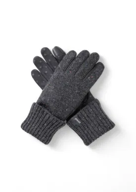 Alex Gloves with Touch-Screen Compatible Fabric on Thumb and Forefinger - Charcoal