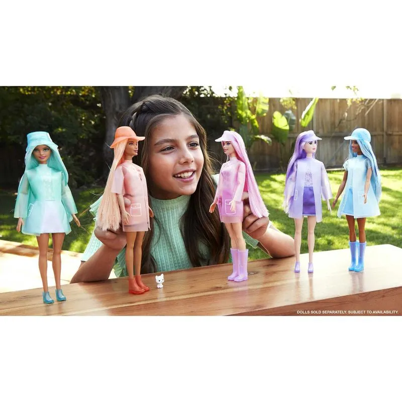 Barbie Colour Reveal Doll Rain Or Shine Surprises