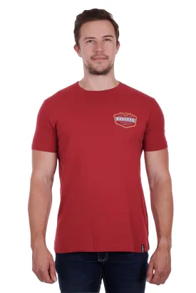 Bullzye Mens Ramsay S/S Tee - Red - B3W1503252