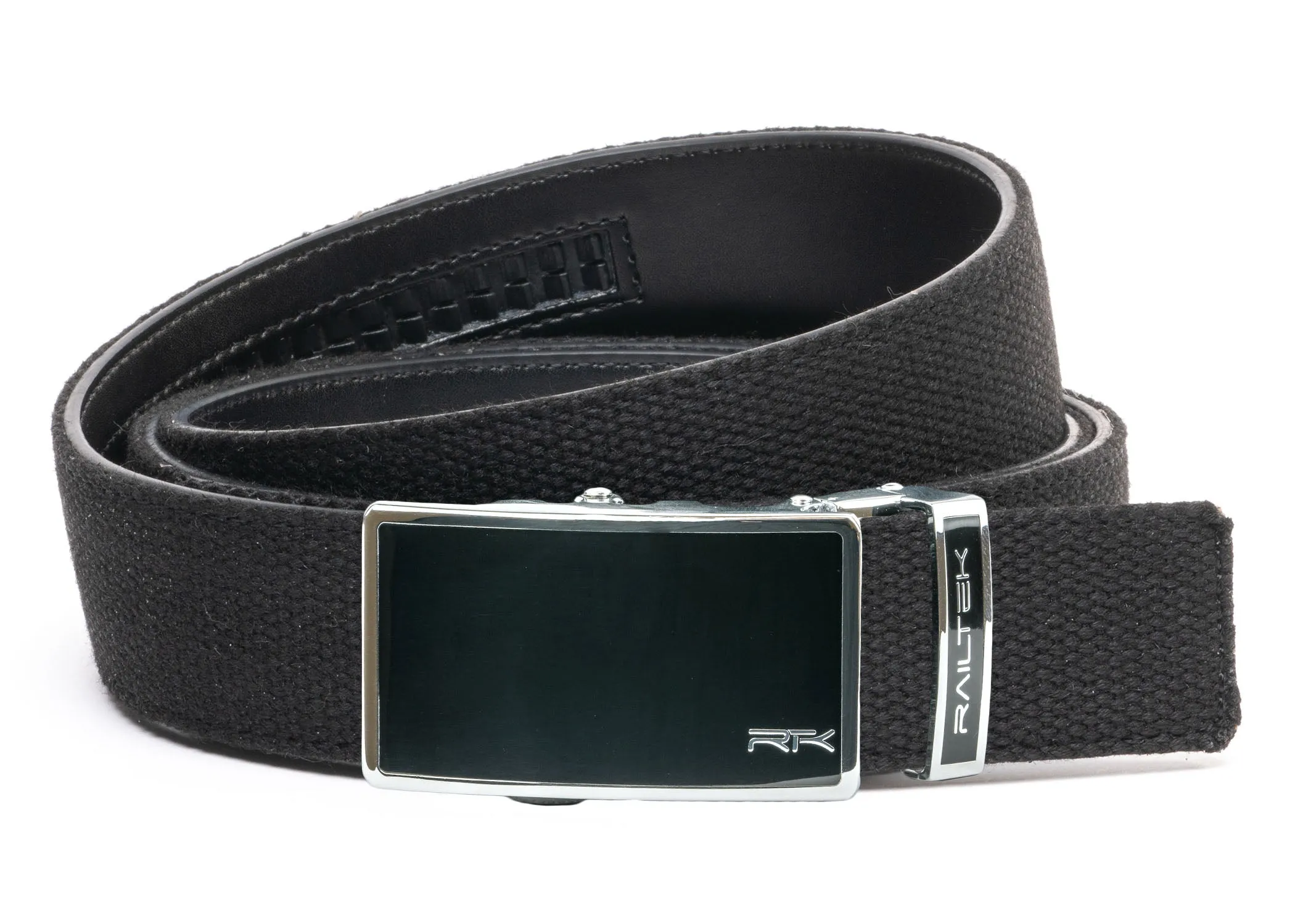 Chrome Black Railtek™ Belt