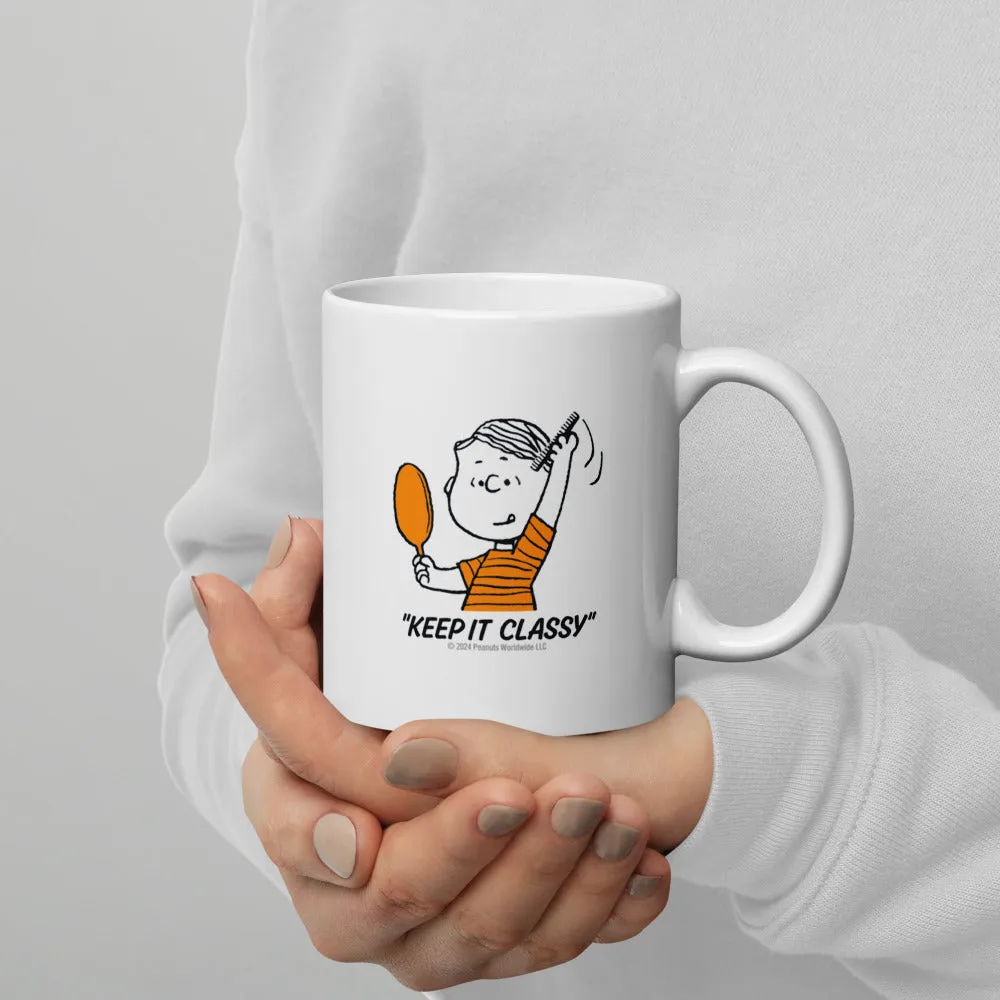 Chuck's Barber Shop White Mug