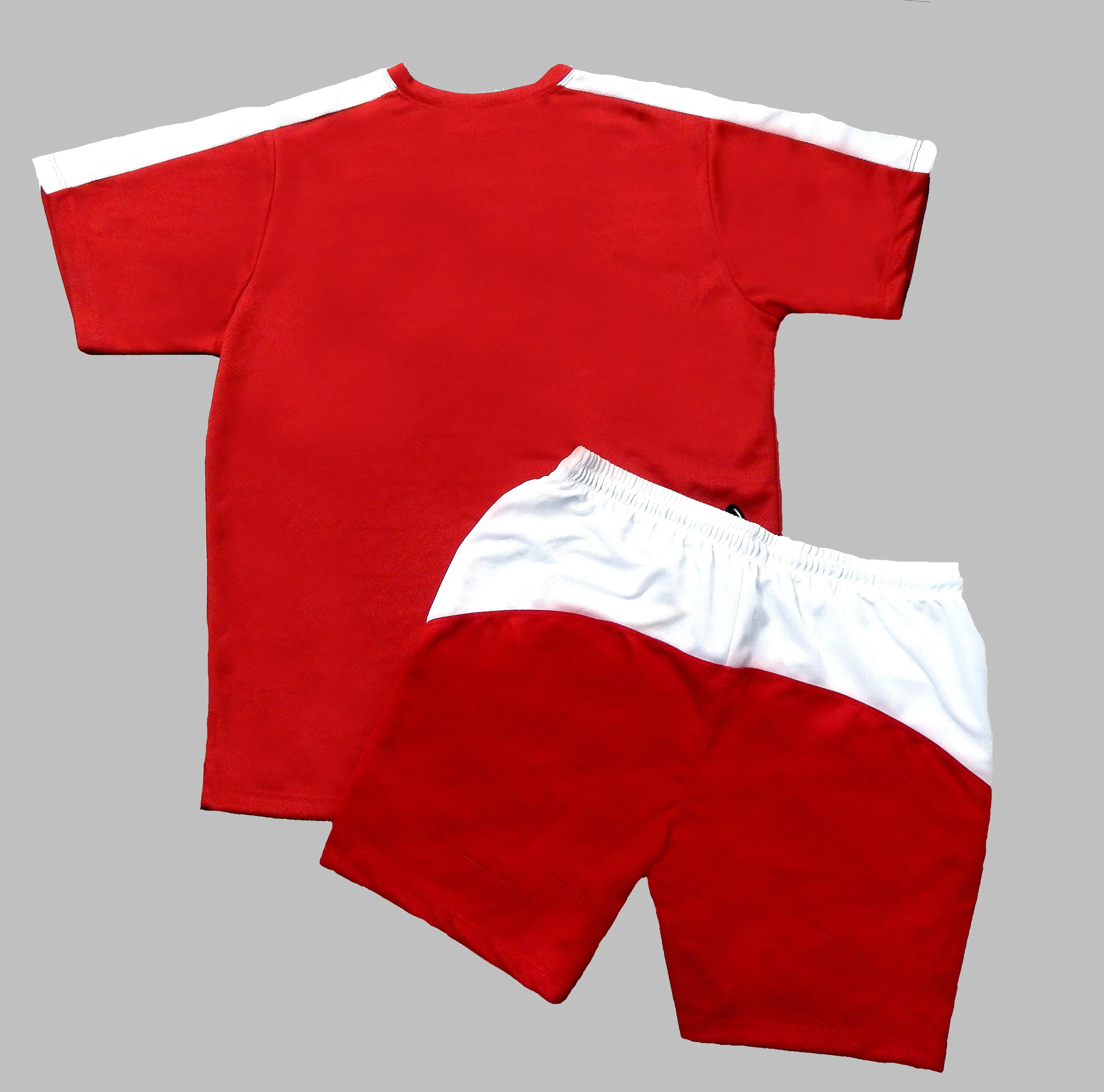 Colorblock Men Co-ord Set (Red)