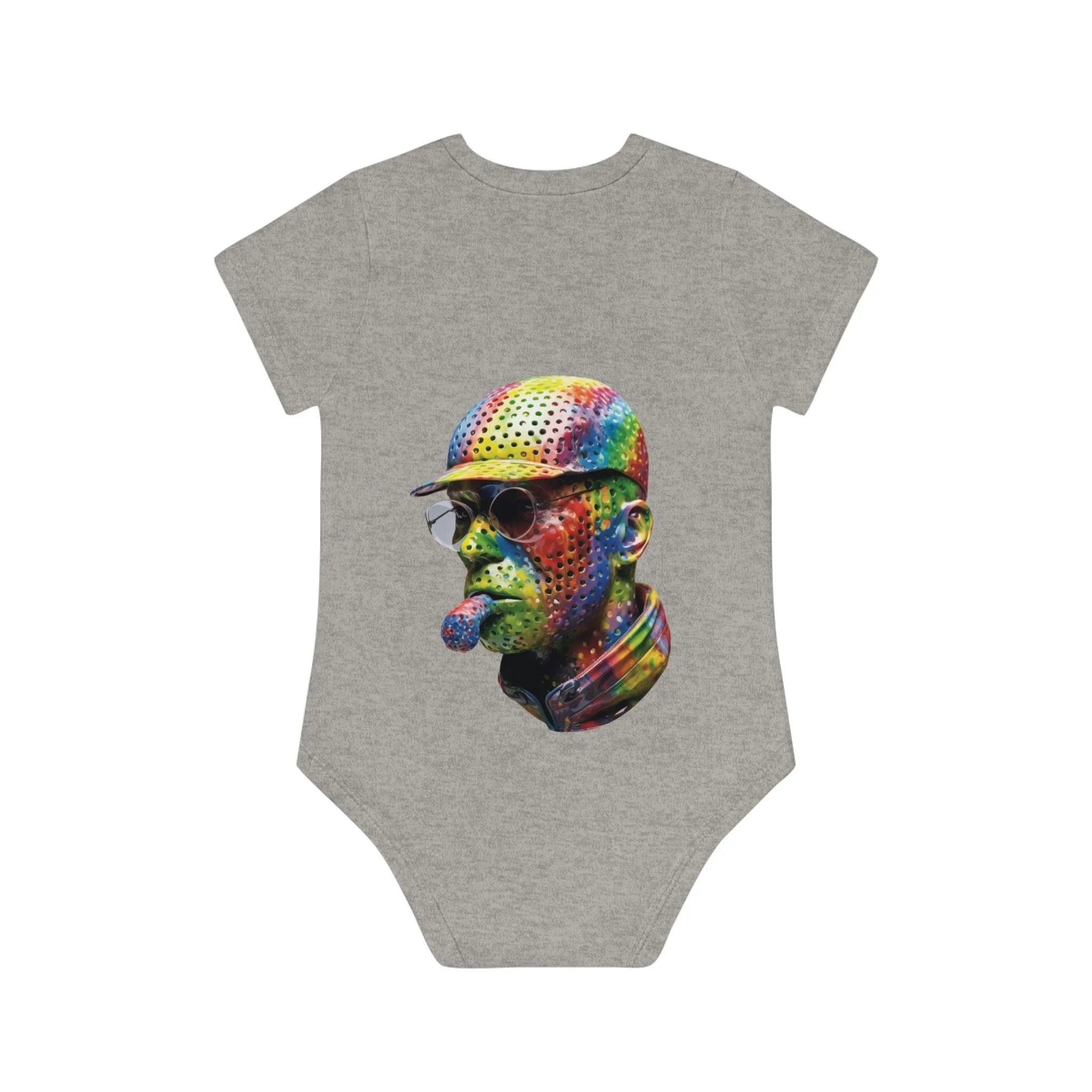 ,,COOL MAN" Baby Organic Short Sleeve Bodysuit