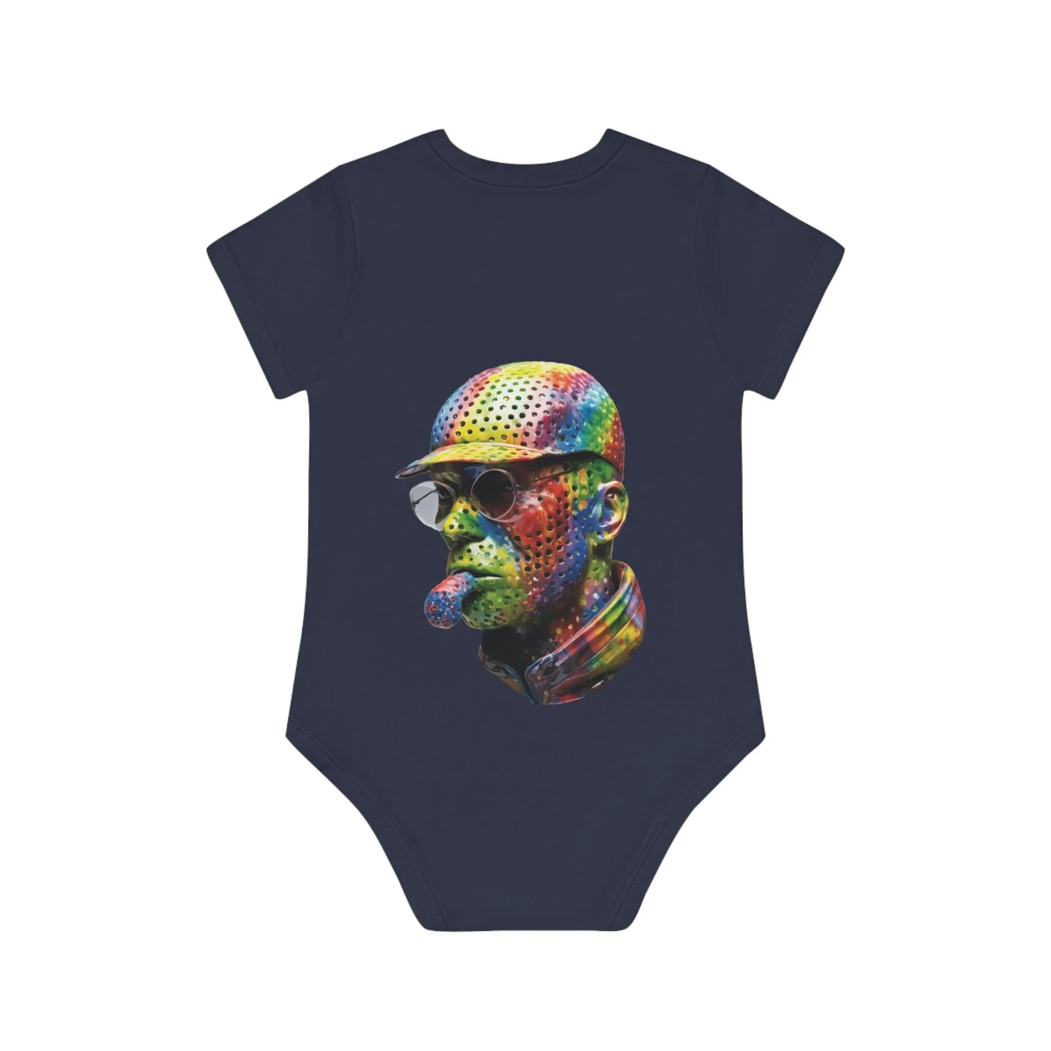 ,,COOL MAN" Baby Organic Short Sleeve Bodysuit