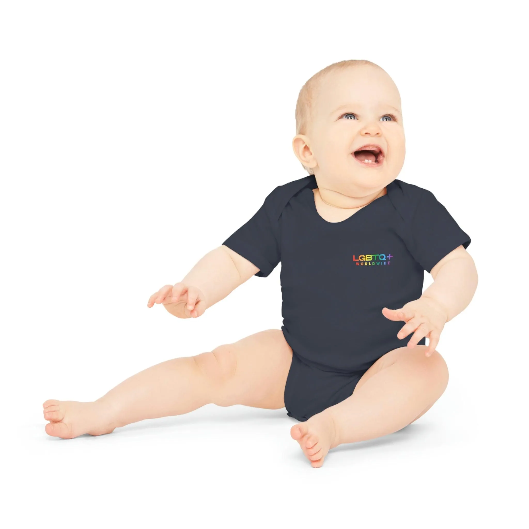 ,,COOL MAN" Baby Organic Short Sleeve Bodysuit