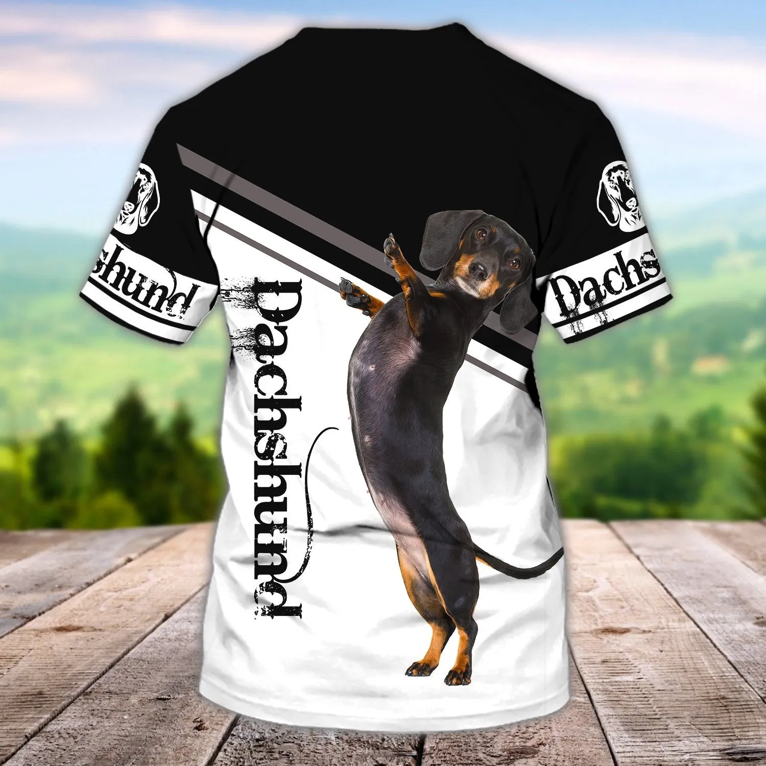 Custom 3D All Over Print T Shirt For Dachshund Lover, Dachshund Tee Shirts Men Women