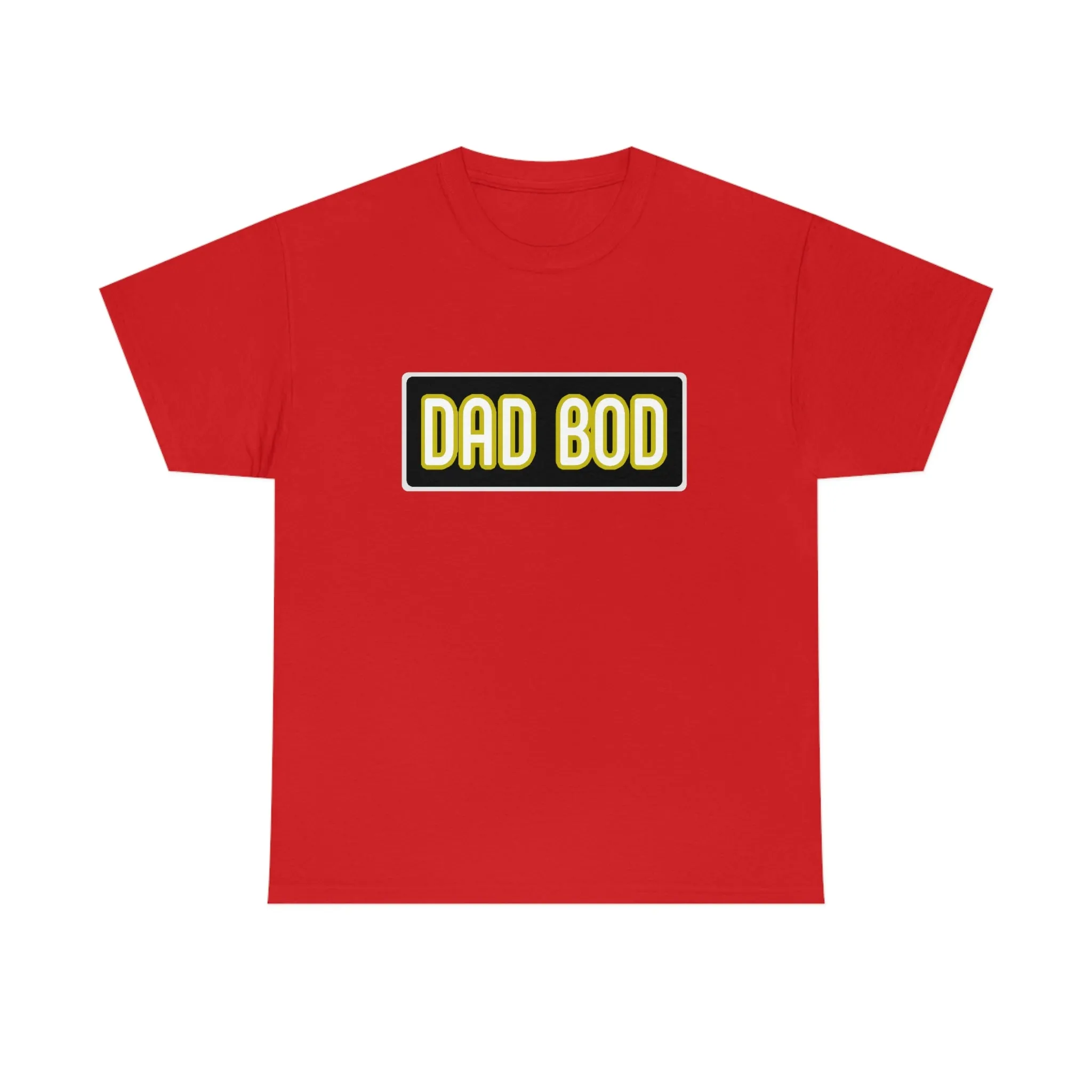 Dad Bod Unisex Heavy Cotton Tee Father Daddy Body Joke fun funny Present Gift