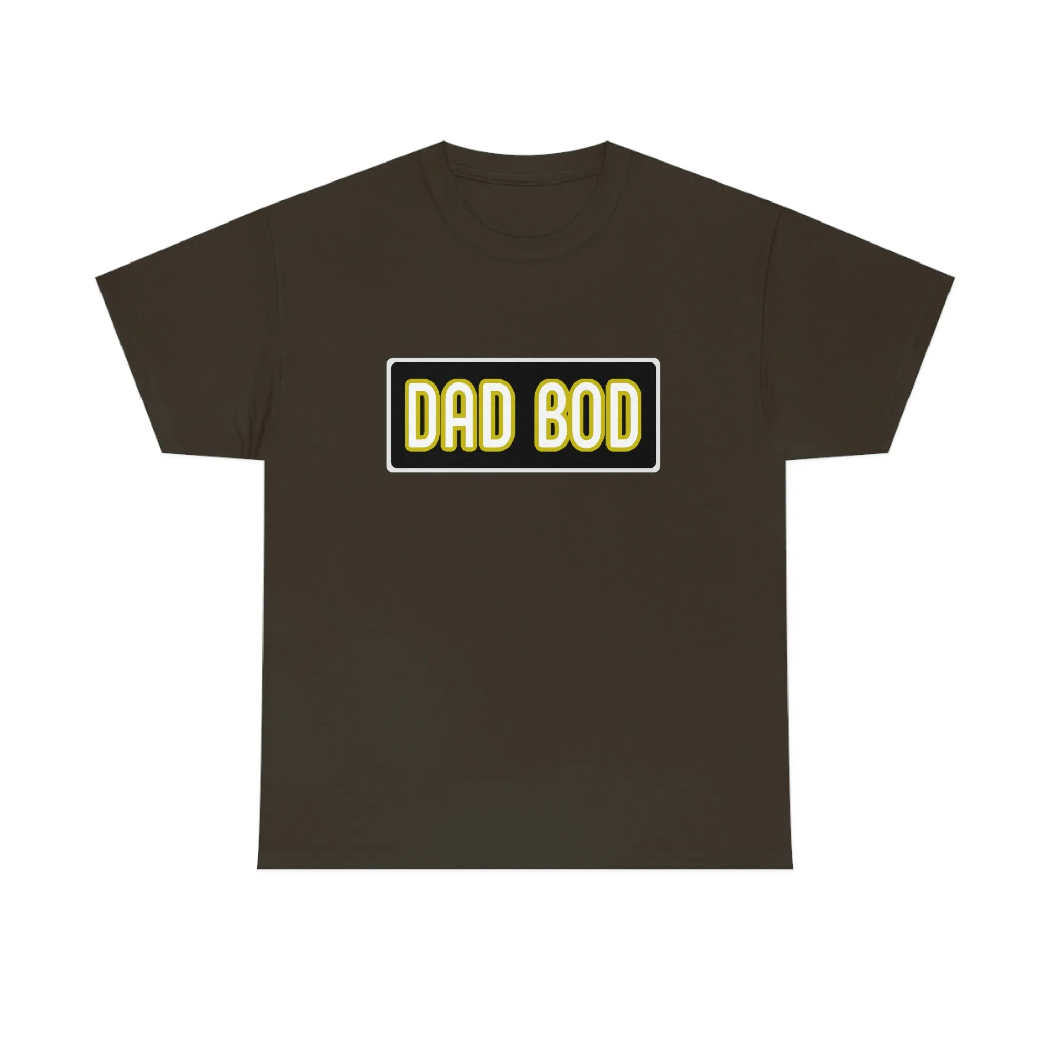 Dad Bod Unisex Heavy Cotton Tee Father Daddy Body Joke fun funny Present Gift