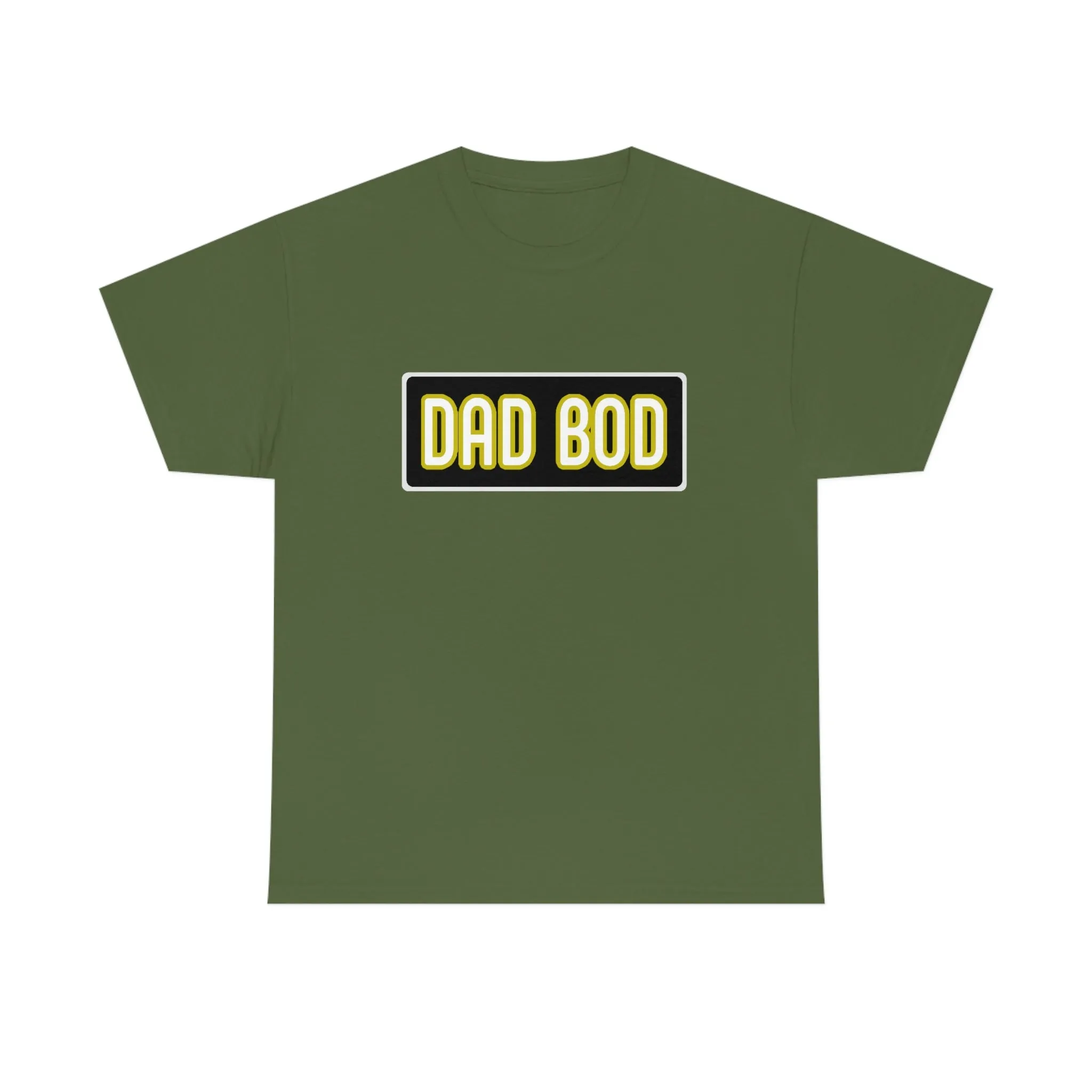 Dad Bod Unisex Heavy Cotton Tee Father Daddy Body Joke fun funny Present Gift