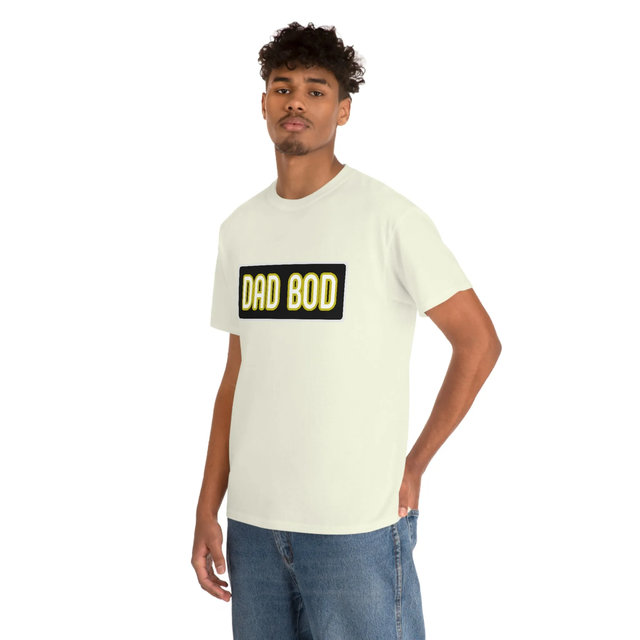 Dad Bod Unisex Heavy Cotton Tee Father Daddy Body Joke fun funny Present Gift