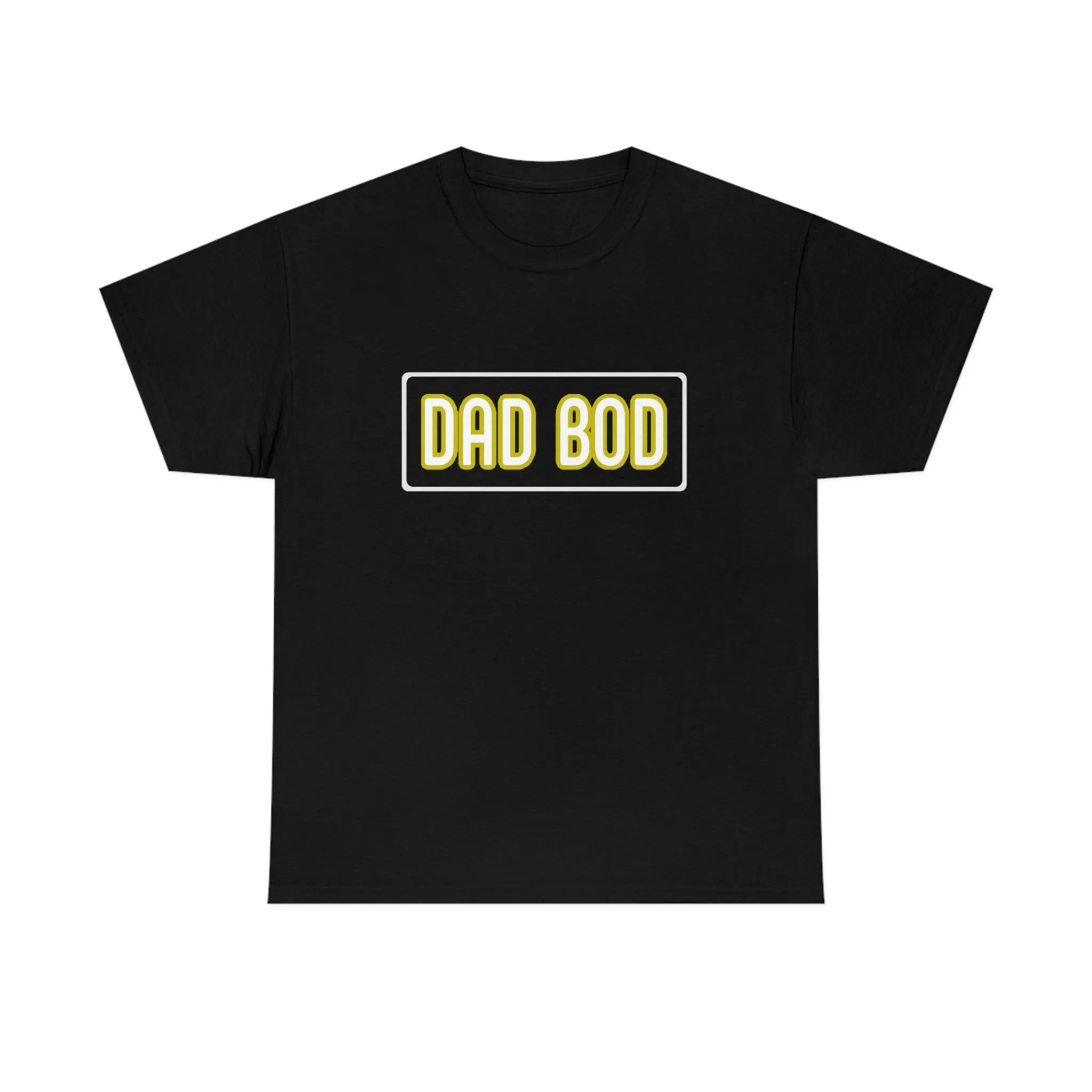 Dad Bod Unisex Heavy Cotton Tee Father Daddy Body Joke fun funny Present Gift