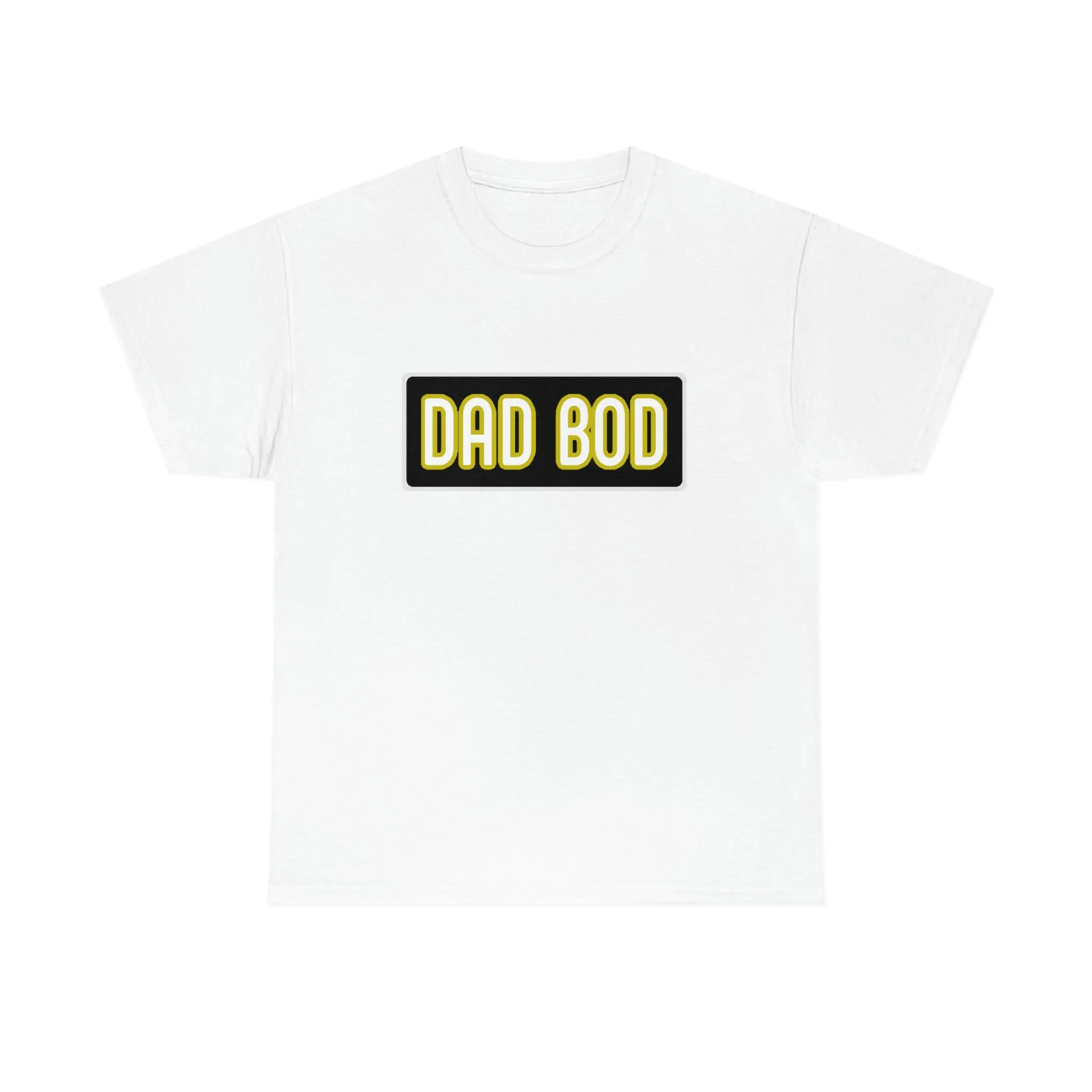 Dad Bod Unisex Heavy Cotton Tee Father Daddy Body Joke fun funny Present Gift