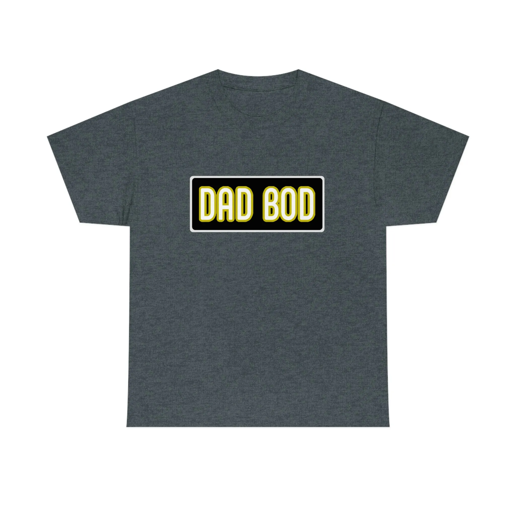 Dad Bod Unisex Heavy Cotton Tee Father Daddy Body Joke fun funny Present Gift