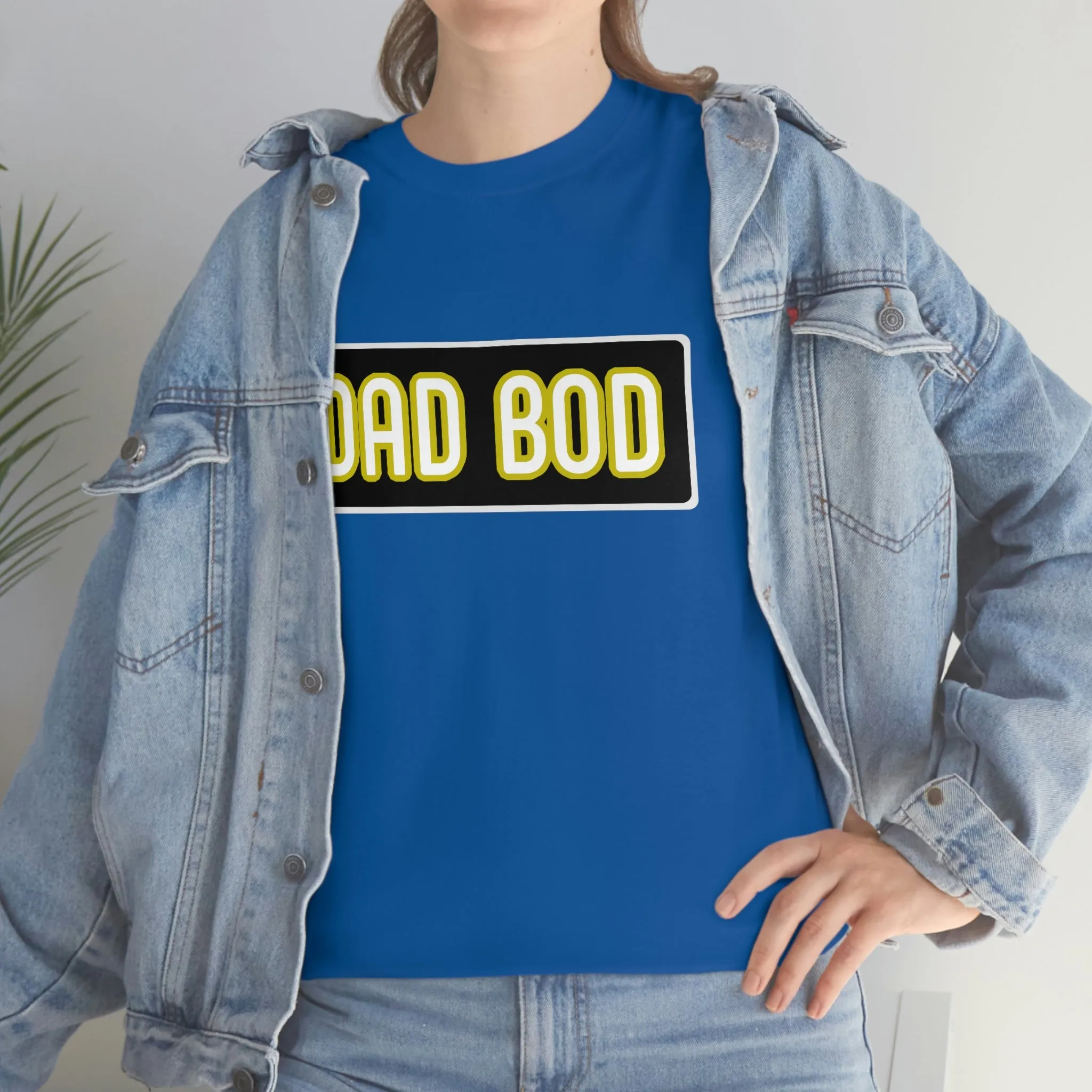 Dad Bod Unisex Heavy Cotton Tee Father Daddy Body Joke fun funny Present Gift