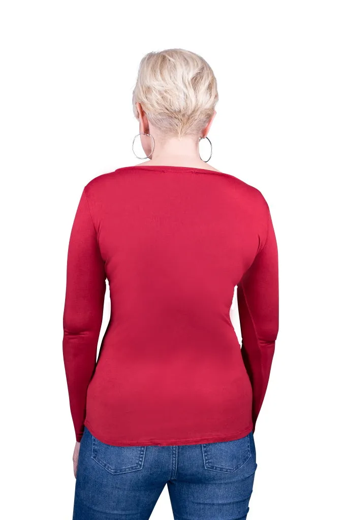 Everly Viscose Sheen Top (BLS137)