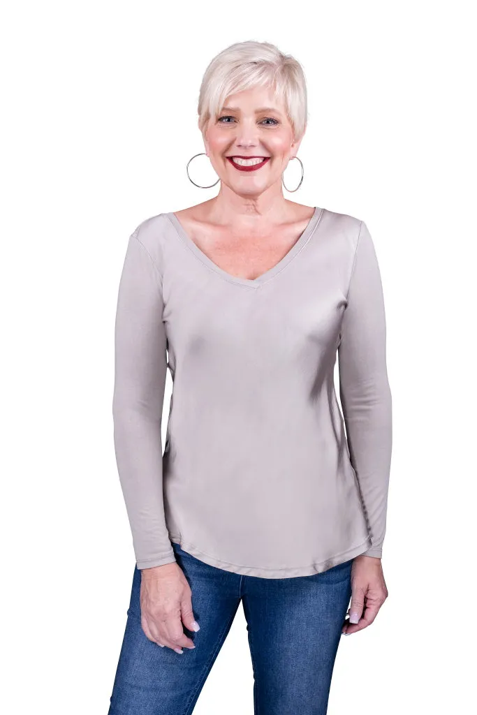 Everly Viscose Sheen Top (BLS137)