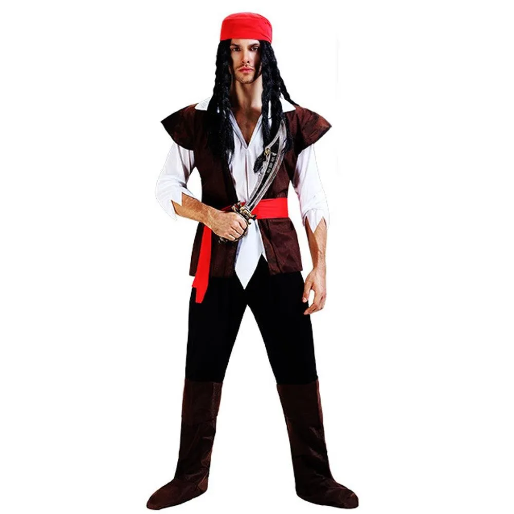 Family Matching Pirate Outfit Cosplay Costume Fancy Dress Halloween