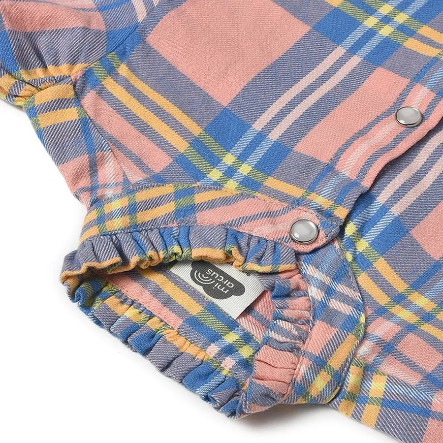 Farm Friends Candlelight Flannel Shirt for Girls