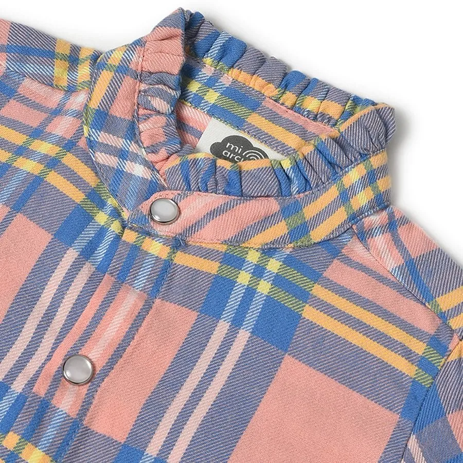 Farm Friends Candlelight Flannel Shirt for Girls