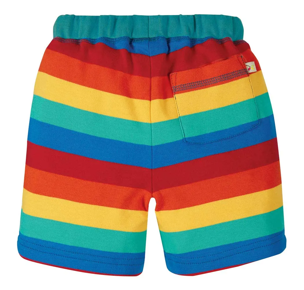 Frugi Little Stripy Shorts - Rainbow