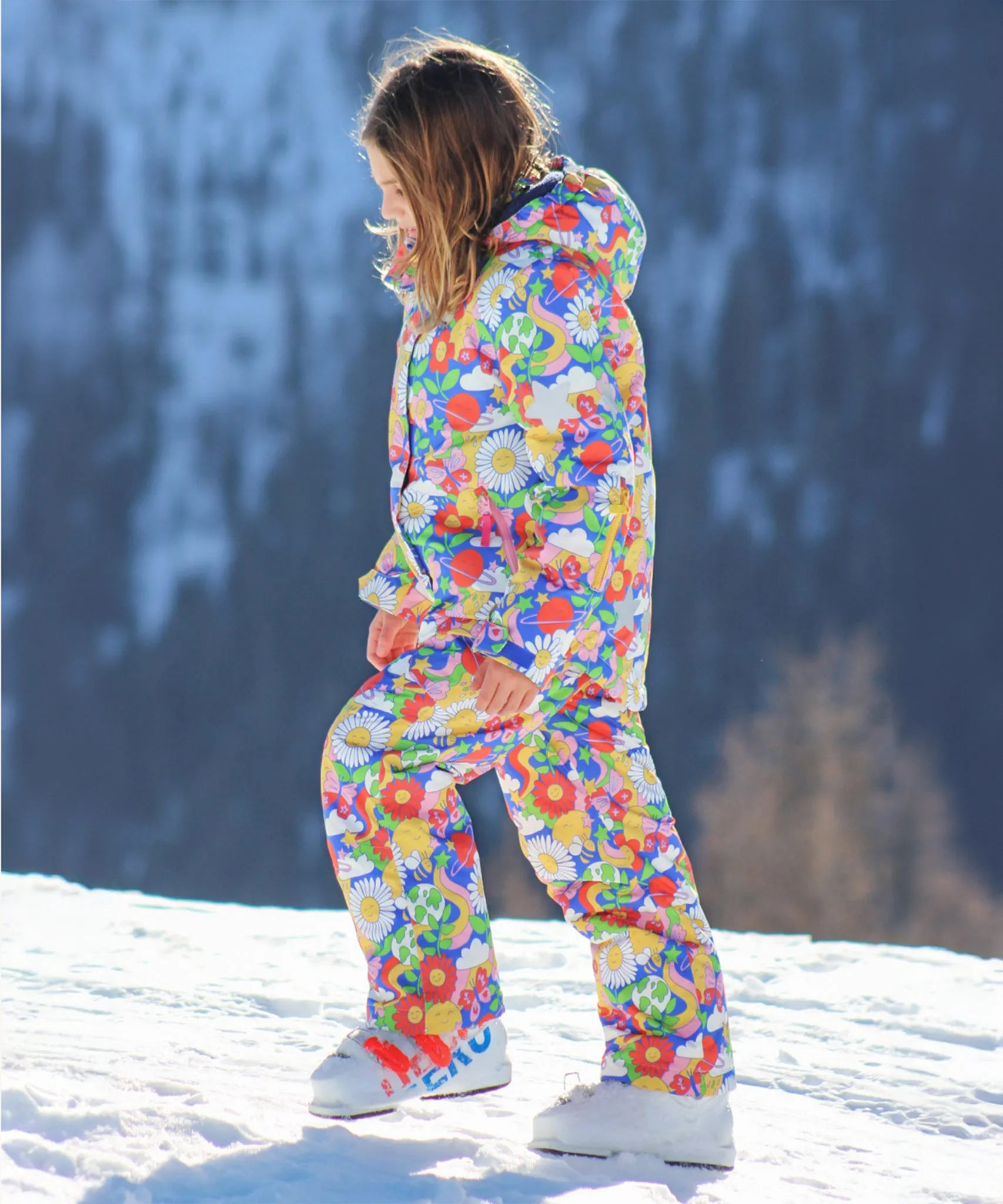 Frugi Snow & Ski Salopettes - Retro Happy