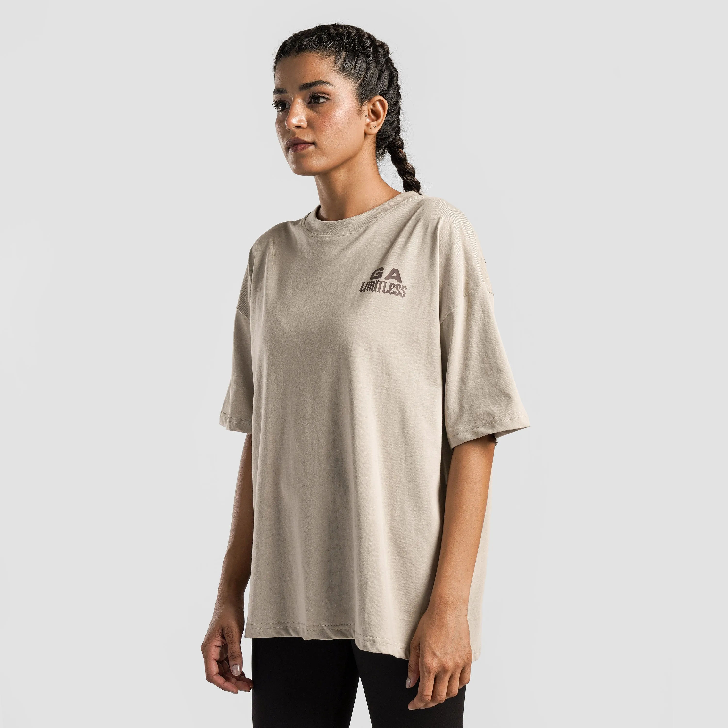 GA Limitless Oversized Tee (Beige)