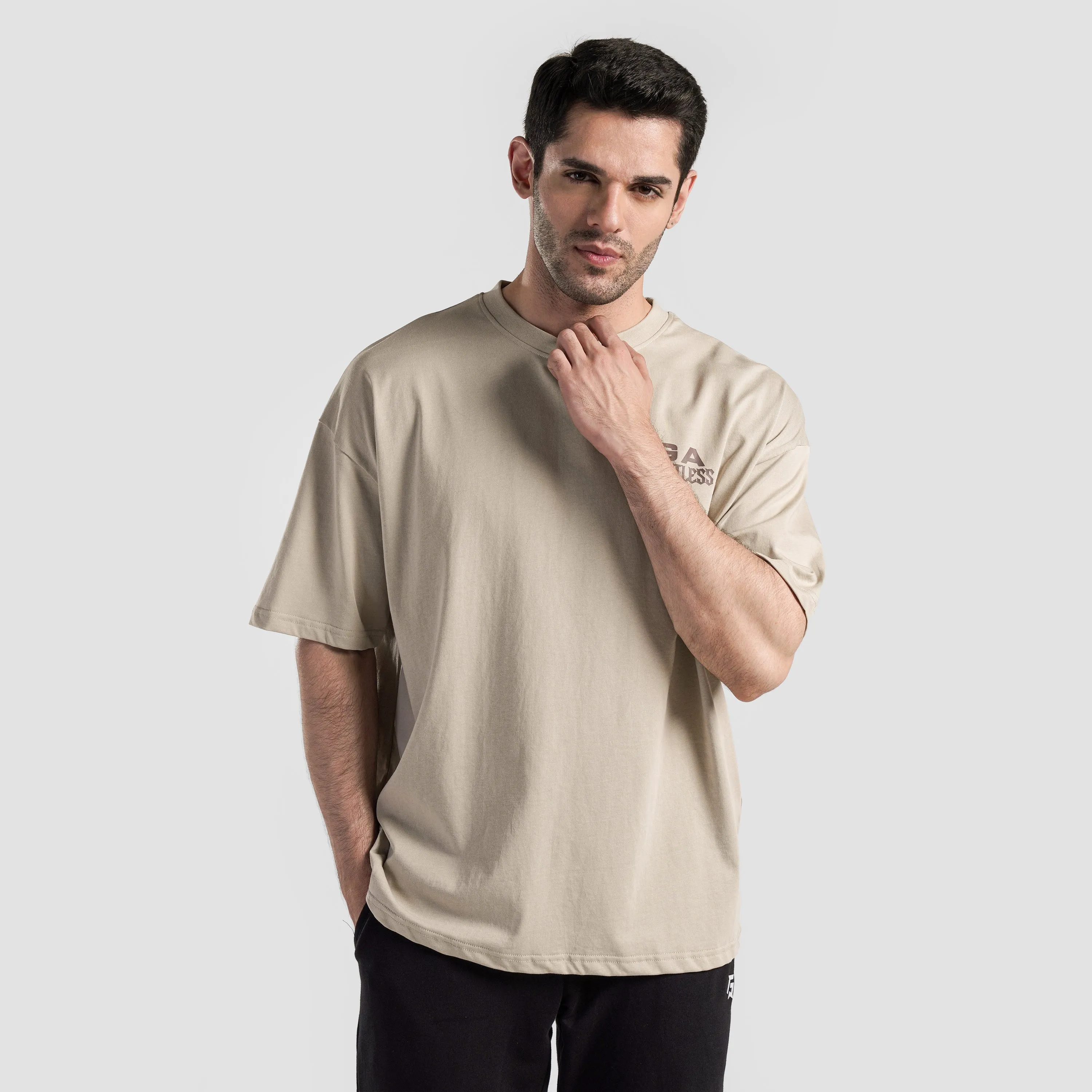 GA Limitless Oversized Tee (Beige)