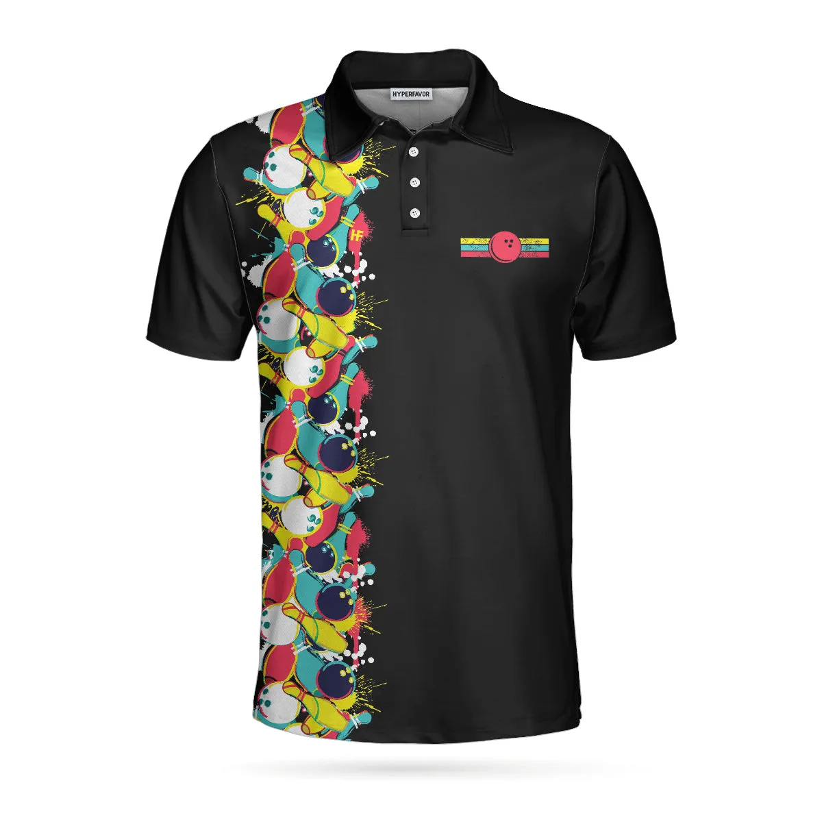 Grab Your Balls We Are Going Bowling Polo Shirt, Black Bowling Shirt For Men Coolspod