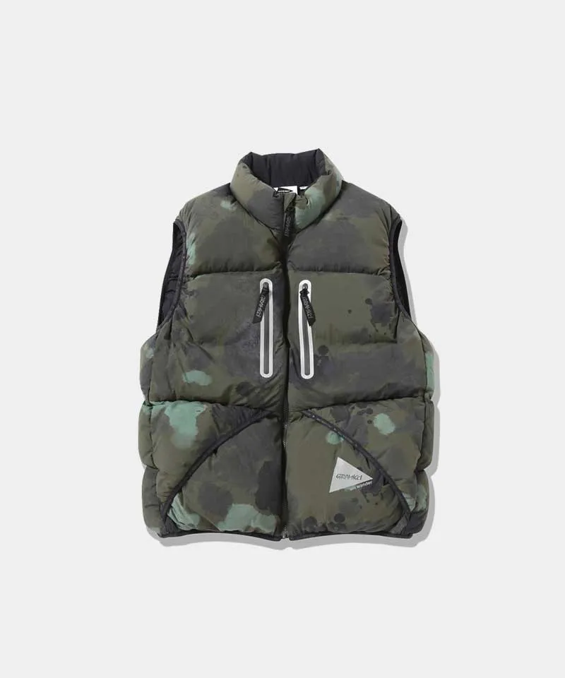 Gramicci x and wander W's Down Vest