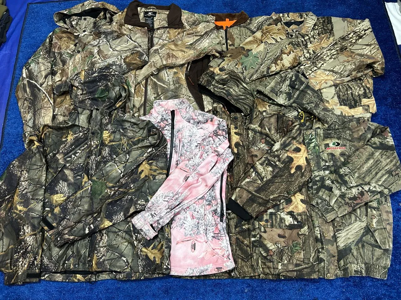 Hunting camo jackets pcs 8