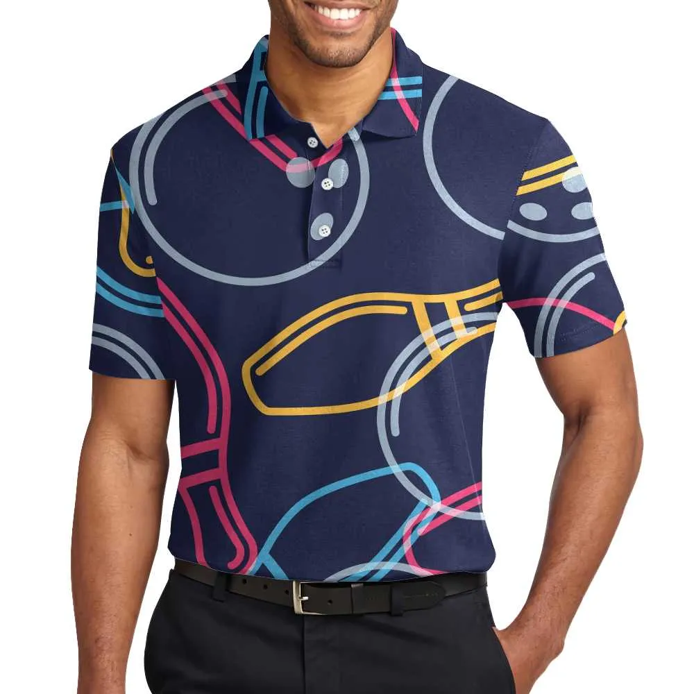 I Play Bowling Because I Like It Shirt For Men Polo Shirt, Colorful Bowling Shirt Design For Male Bowlers Coolspod