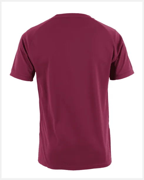 Mens Tech Shirt by Indian Maharaja – Burgundy