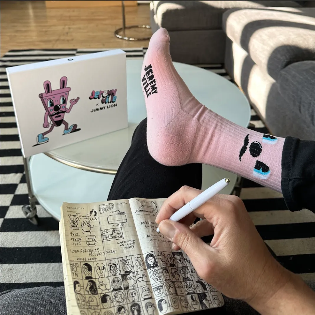 Jeremyville x Jimmy Lion Socks