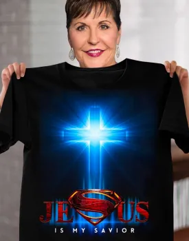 Jesus Is My Savior Superman T-Shirt - Jesus T-Shirt - Christian Shirts For Men & Women - Ciaocustom