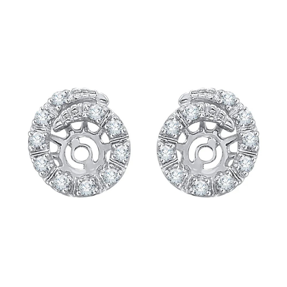 KATARINA Diamond Earring Jackets (1/6 cttw)