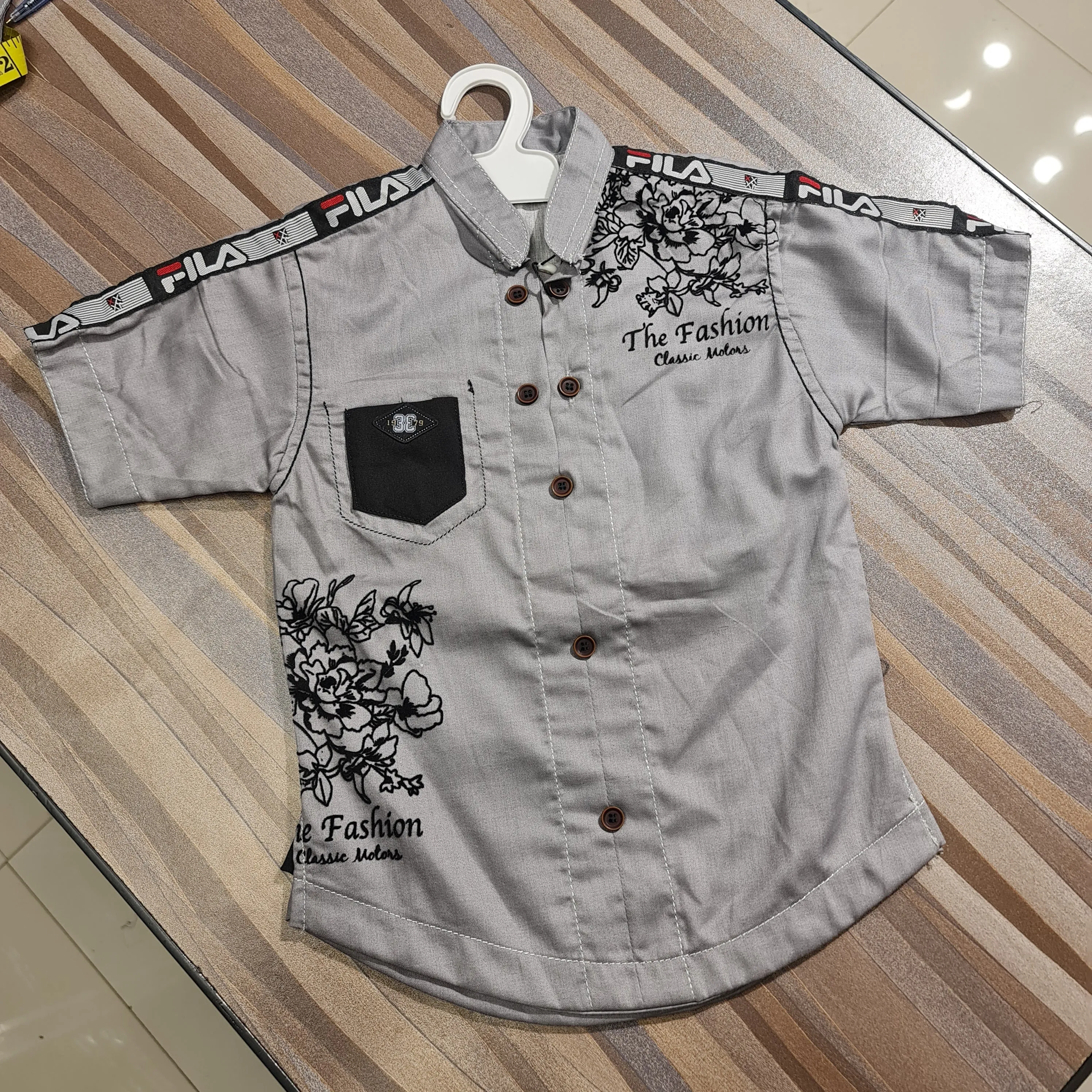 Kids Embroidery Shirt