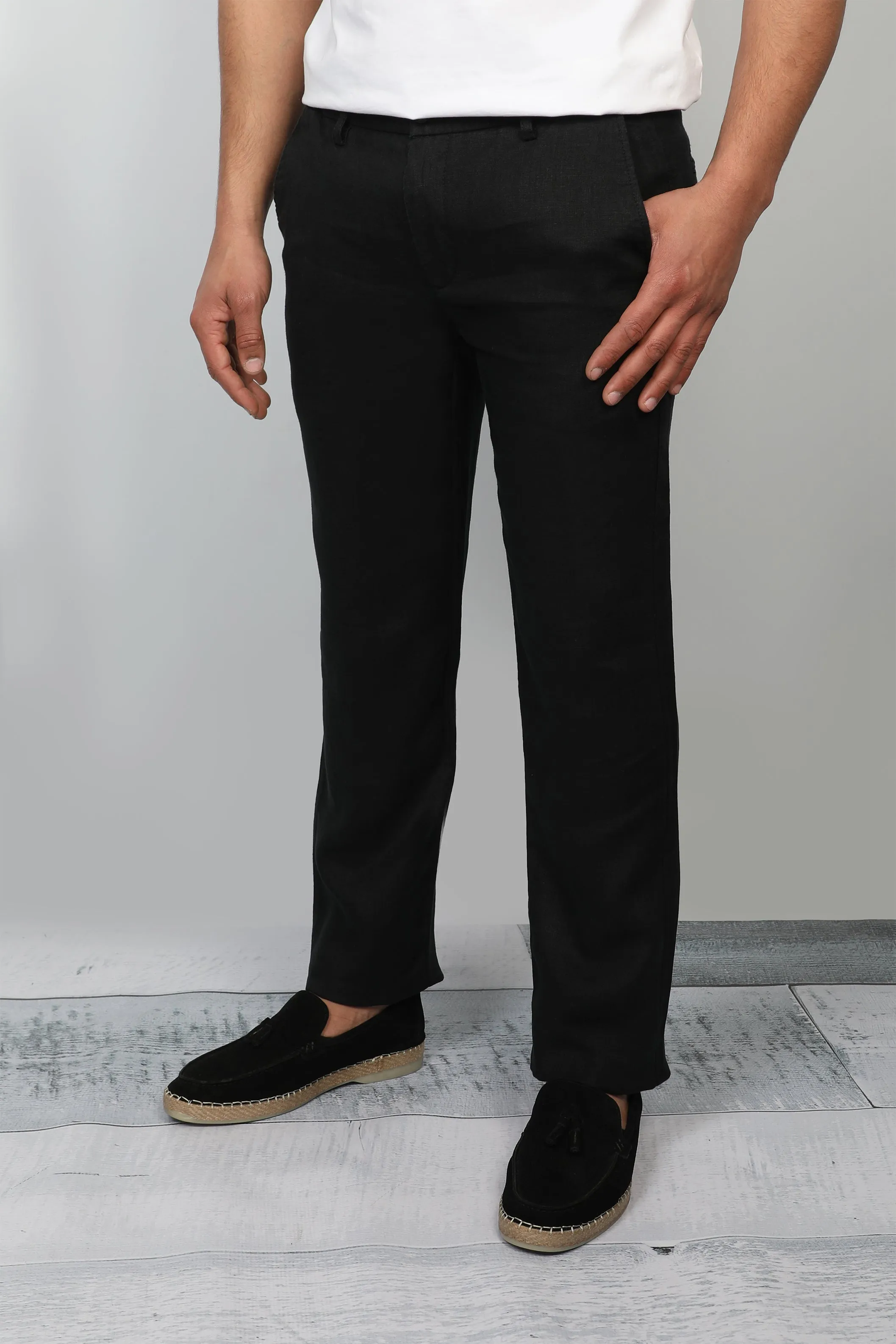 Linen Black Pant