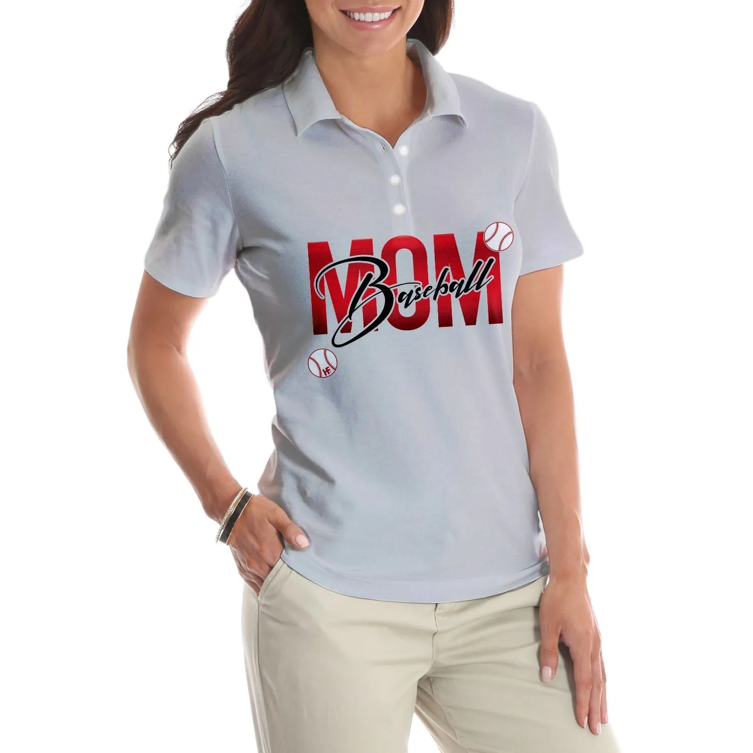 Live Life By The Seams Short Sleeve Women Polo Shirt, Baseball Mom Polo Shirt, Cool Baseball Shirt For Ladies Coolspod