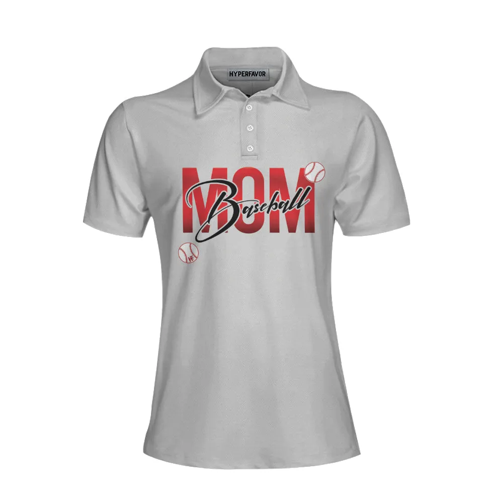 Live Life By The Seams Short Sleeve Women Polo Shirt, Baseball Mom Polo Shirt, Cool Baseball Shirt For Ladies Coolspod