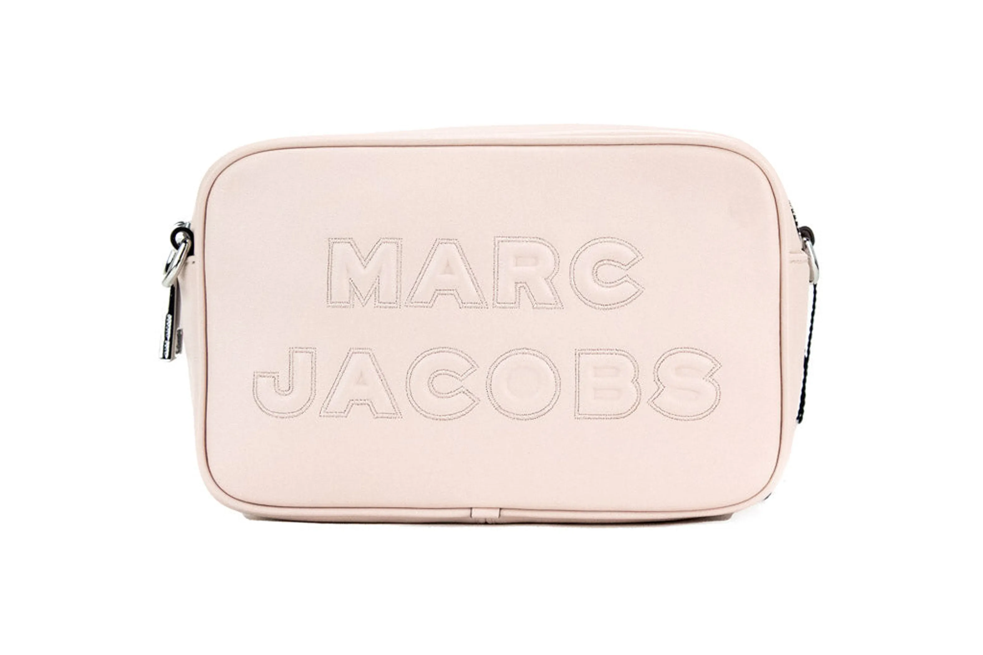 Marc Jacobs Flash Peach Whip Leather Embossed Camera Bag