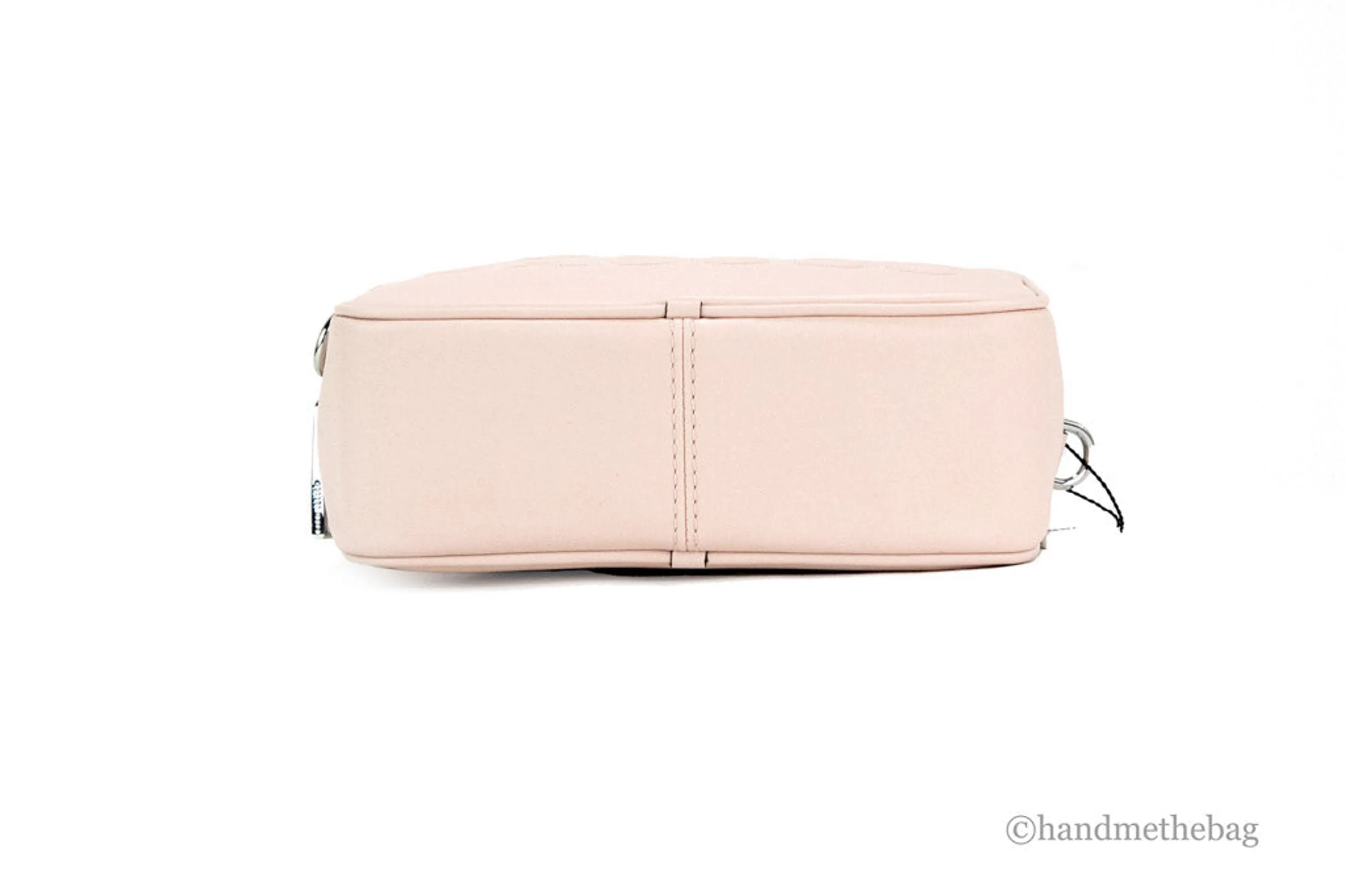 Marc Jacobs Flash Peach Whip Leather Embossed Camera Bag